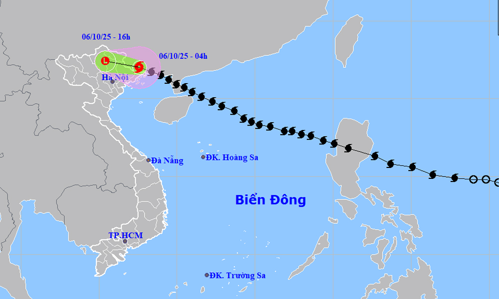  Tin bão trên đất liền